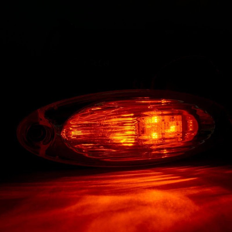 Pro Led 6519a Freightliner Cascadia 3 Amber Cab Marker Light Early Style 2 Pin Plug