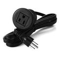 Mini Power Hub Grommet Desk Socket 1 Us Standard Outlet 