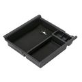 Center Console Accessory Organizer For Toyota Tacoma 2016-2019 2020 2021 2022 2023 Abs Material Armrest Box Insert Tray Black 