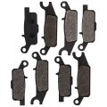Niche Front Rear Brake Pad Kit For Yamaha 3b4-w0045-00-00 Semi-metallic