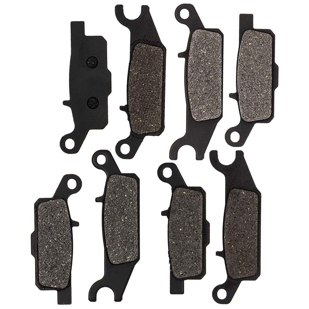 Niche Front Rear Brake Pad Kit For Yamaha 3b4-w0045-00-00 Semi-metallic
