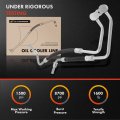 A-premium Engine Oil Cooler Line Hose Assembly Compatible With Chevrolet S10 Blazer 1988-1994 Gmc S15 Jimmy Sonoma Syclone