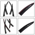 Acrylic Vent Window Visors Rain Guard Replacement For 2008-2017 Mitsubishi Lancer