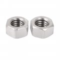 Uxcell Hex Nuts 3 8-16 Unc 304 Stainless Steel Thread Hexagon Nut 10pcs