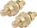 Quickcar Racing Products 57-660 24k Gold Plated Side Post Style Battery Terminal Pair 
