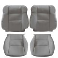 Front Both Side Bottom Back Perforated Leather Seat Cover Gray For Acura Rdx 2007 2008 2009 2010 2011 2012 