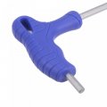 Uxcell 4mm Ball End Hex Key T-handle Wrench Spanner Metric Cr-v Steel 2 Pcs