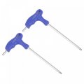 Uxcell 4mm Ball End Hex Key T-handle Wrench Spanner Metric Cr-v Steel 2 Pcs