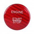 Qiilu Carbon Fiber Engine Start Stop Button Cover Keyless Go Ignition Stickers Trim For Ml Gl R S E C Class Cl550 Ml350 Glk350