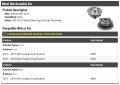 Wheel Bearing Hub Assembly Set Of 2 Front Or Rear Compatible With 2011-2016 Mini Cooper Countryman Only Fits Position On Awd