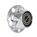 I 4pcsi Full Wheel Cover Center Chrome Cap 2 Open Middle For 4x4