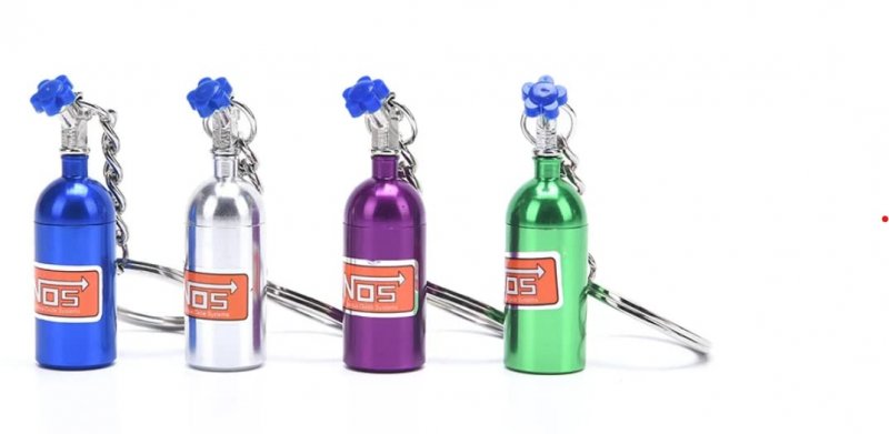 Nos Keychain With Secret Compartment Better In Color Purple
