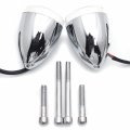 Httmt- Clear Rear Led Running Brake Turn Signal Light Indicator For 92-17 Xl883 1200 02-05 Fxst