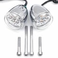 Httmt- Clear Rear Led Running Brake Turn Signal Light Indicator For 92-17 Xl883 1200 02-05 Fxst