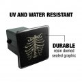 Rib Cage Skeleton Bones Stars Galaxy Tow Trailer Hitch Cover Plug Insert