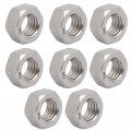 Uxcell Hex Nuts 1 2-12 Unc 304 Stainless Steel Thread Hexagon Nut 8pcs