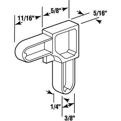 Crl Pl14336 White Mobile Home Screen Frame Corners Pack Of 20