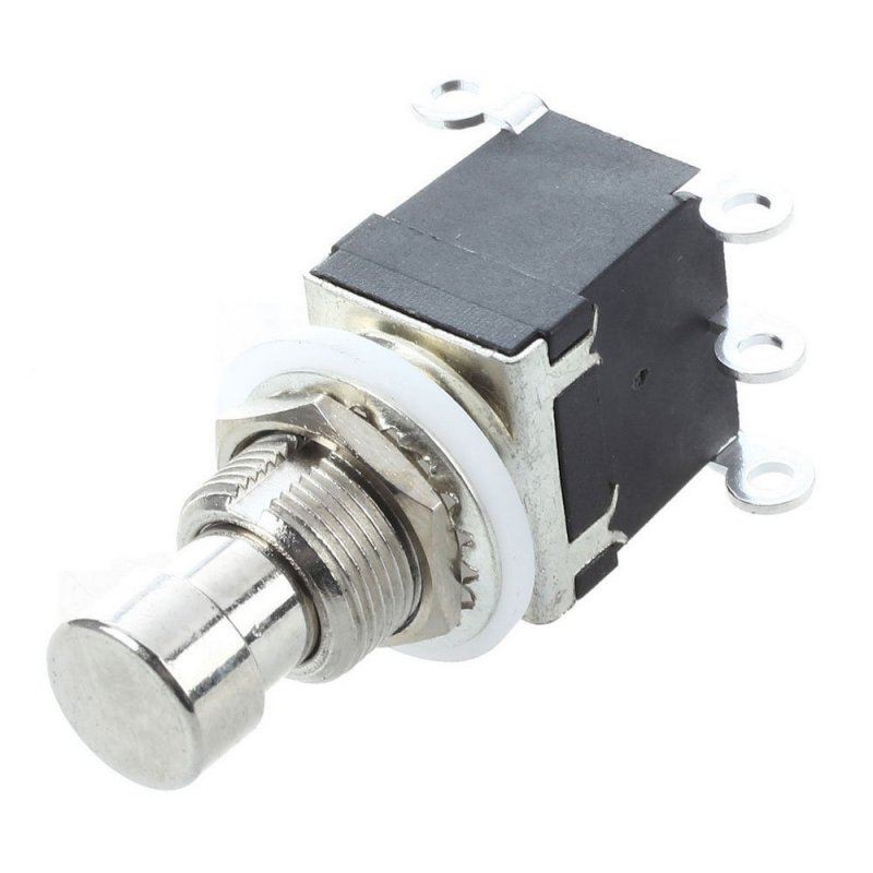 6 Pin Dpdt Momentary Stomp Foot Switch For Guitar Effects Pedals Ac 250v 2a 125v 4a Includes Mounting Hardware Etcxgts03a