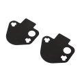 Timing Chain Housing Gasket For Buick Allure 2010 Passenger Side Coated Steel Black 2 Bolt Hole Alx-pau-ac-12589479-cla9 