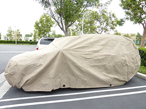 Waterproof All Weather Suv Car Cover Universal Fit Up To 200 In 5 Layer Breathable Polypropylene Fabric For Jeep Wrangler Ford