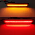 4pcs Full Front Amber Rear Red Led Side Marker Light Kit For Dodge Challenger 2008-2014 Replace Oem Sidemarker Lamps Smoked