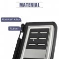4pcs Accelerator Pedal And Brake Cover Set For Audi Q3 2019-2021 Metal Rubber Silver Tone Black