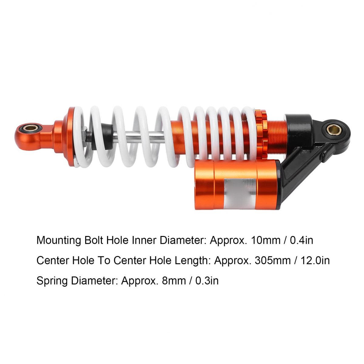 305mm Shock Absorbers Front Air Suspension For Motorcycle Off Road Vehicles Go Karts Part