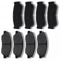 Aintier Automotive Replacement Brake Pads Front Rear Fit For Hyundai Santa Fe 2007 For 2008 2009