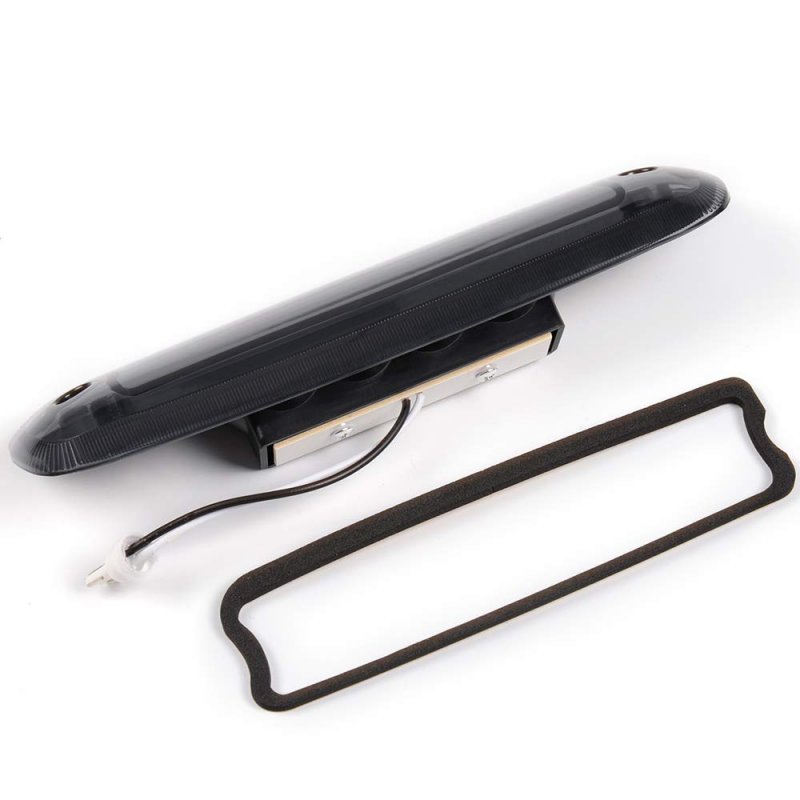 Led Third 3rd Brake Cargo Light For 1997 1998 1999 2000 2001 Cherokee Rear Roof Center High Mount Stop Tail Replacement Black