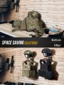 Onetigris Tactical Gear Wall Mount Motorcycle Helmet Holder Stand Jacket Hanger Plate Carrier Rack Display Organizer For Police