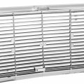 Gm1200322 Factory Style Front Bumper Grill Grille Assembly With Dual Rectangle Headlight Holes Compatible Gmc C K R V Series