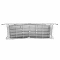 Gm1200322 Factory Style Front Bumper Grill Grille Assembly With Dual Rectangle Headlight Holes Compatible Gmc C K R V Series