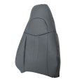Front Driver Or Passenger Side Top Lean Back Seat Cover Dark Gray Microfiber Leather For Chevy Express Gmc Savana 1500 2500