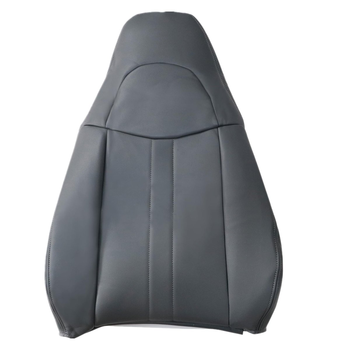 Front Driver Or Passenger Side Top Lean Back Seat Cover Dark Gray Microfiber Leather For Chevy Express Gmc Savana 1500 2500