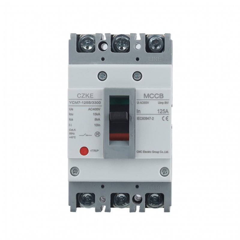 Iotup Ycm7-125s 3300 3p 125a Ac400v 15ka Mccb Moulded Case Circuit Breaker Solar Switch Motor Protection