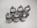 Fencesmart4u Loop Cap Aluminum 1-5 8 Post 6 Pc Pack 1-3 Rail