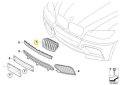 Genuine Bmw X5 E70 X6 E71 Front Radiator Kidney Grille Right 51137305590