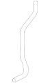 Nissan 21636-jg30b Transmission Oil Cooler Hose Rogue 