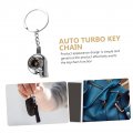 Supvox 2pcs Turbo Keychain Bag Hanging Keyring Pendant Turbocharger Backpack Charm Men Car Keychains For Boyfriend Mens Man