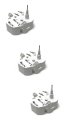 3 Vdo Metal Shaft Stepper Motors For Mercedes Benz Gauge Cluster Temp Rpm Speed Instrument Repair Kit Speedometer Temperature 
