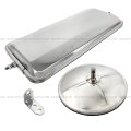 7 5 X16 Stainless Steel Side Door Rear View Main Mirror 8 Inches Convex Wide Angle Fits Freightliner Kenworth Peterbilt Mack