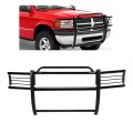 Grill Guard Light Protector For 1997-2004 Dodge Dakota Durango Steel Front Black Brush Grille Protection Powder Coated 