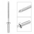 Uxcell Blind Rivets 304 Stainless Steel Pull Core Decoration 3 2mm Diameter 13mm Grip Length Silver Tone 100pcs