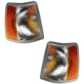 Parking Signal Light Assemblies For 1991 To 1995 Volvo 940 Driver And Passenger Side Pair Vo2520105 1 9 