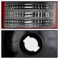 Acanii For 2008-2017 Jeep Patriot Factory Oe Style Red Clear Tail Lights Brake Lamps Pair Set Driver Passenger Side