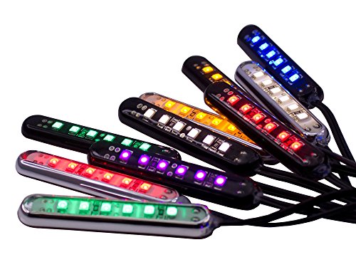 Led Modules Straight Black Amber