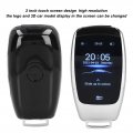 Aramox Smart Remote Key Universal Tk900 Lcd Touch Screen Keyless Entry For Start Stop Engine Button Models Silver
