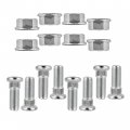 Caltric 8x Front Rear Studs And Flange Nuts Compatible With Polaris Magnum 500 4x4 1999-2001 3 8