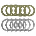 Caltric Clutch Friction And Steel Plates Kit Compatible With Honda Big Red 700 Muv700 2009-2013
