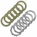 Caltric Clutch Friction And Steel Plates Kit Compatible With Honda Big Red 700 Muv700 2009-2013